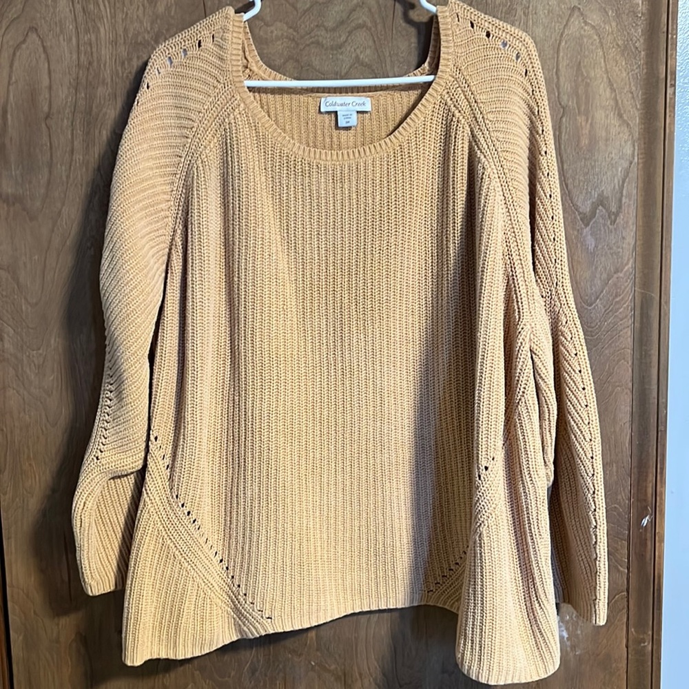 Coldwater Creek Sweater - Dark Yellow - Size 3X